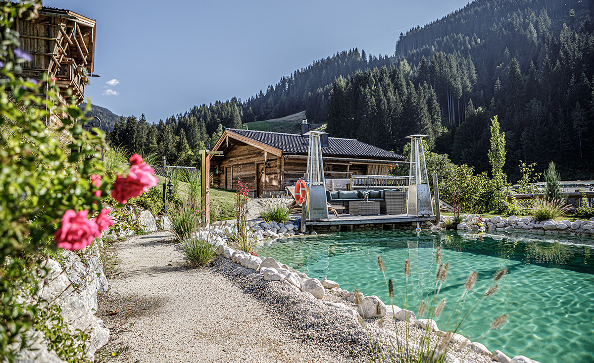 Chalets mit eigener Sauna - Bergdorf Prechtlgut