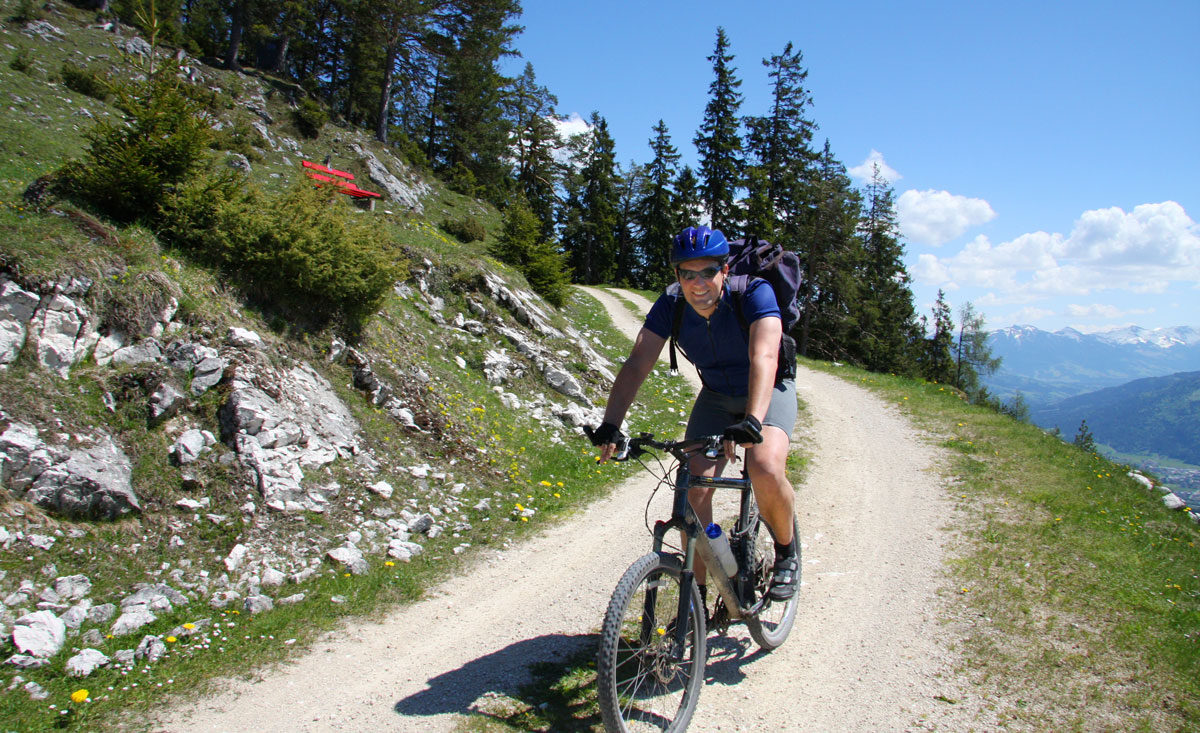 Mountainbiken und Bikeurlaub im Chalet in Österreich