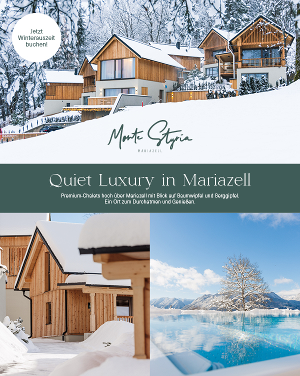 Montestyria Mariazell - Luxus-Chalet Winterurlaub in der Steiermark in Mariazell