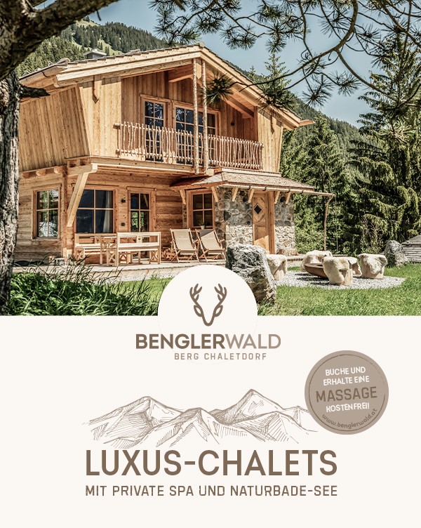 Benglerwald Berg Chaletdorf - Sommerlicher Chalet-Urlaub in den Lechtaler Alpen in Tirol